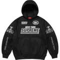 Supreme Football Black Zip Up Hoodie