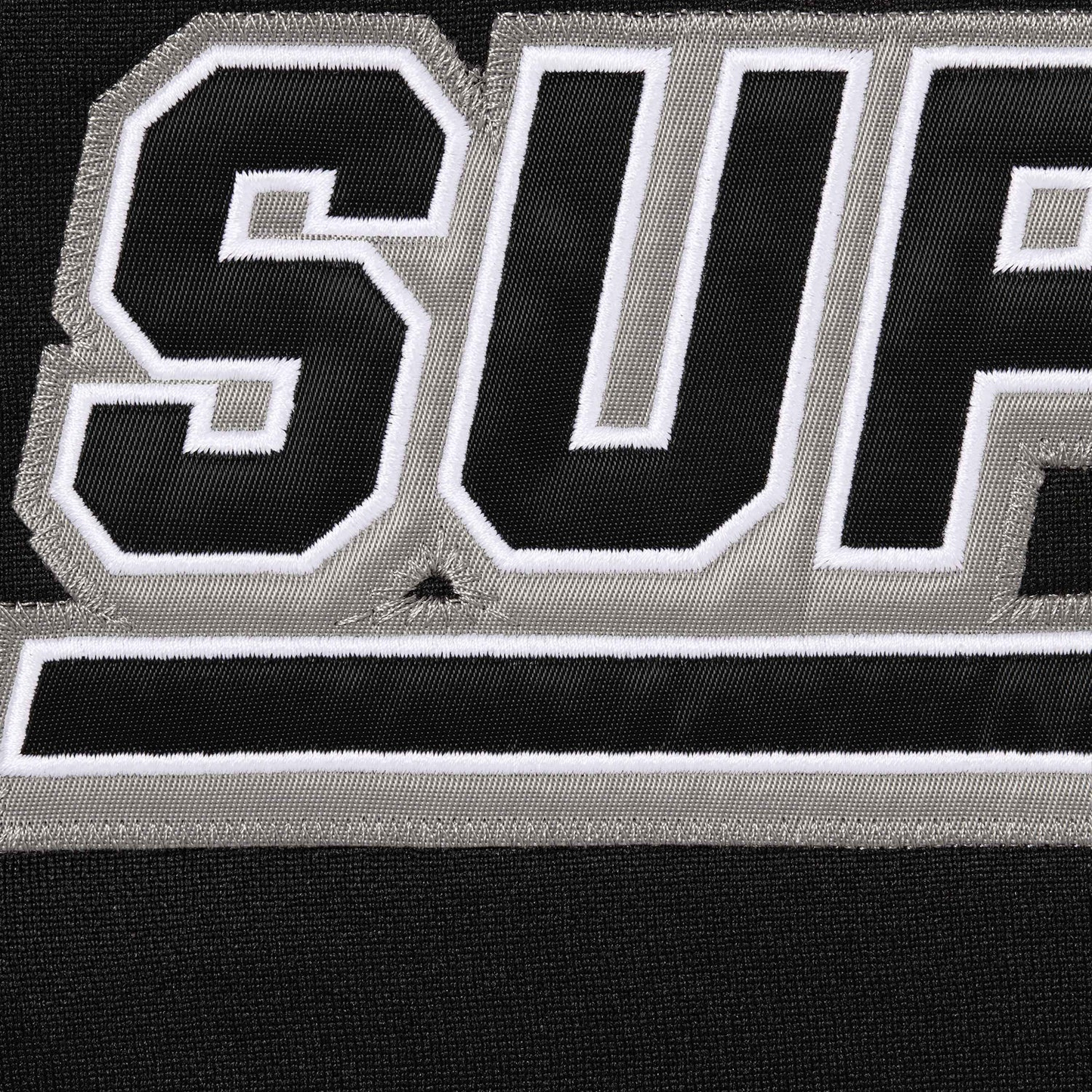 Supreme Football Black Zip Up Hoodie