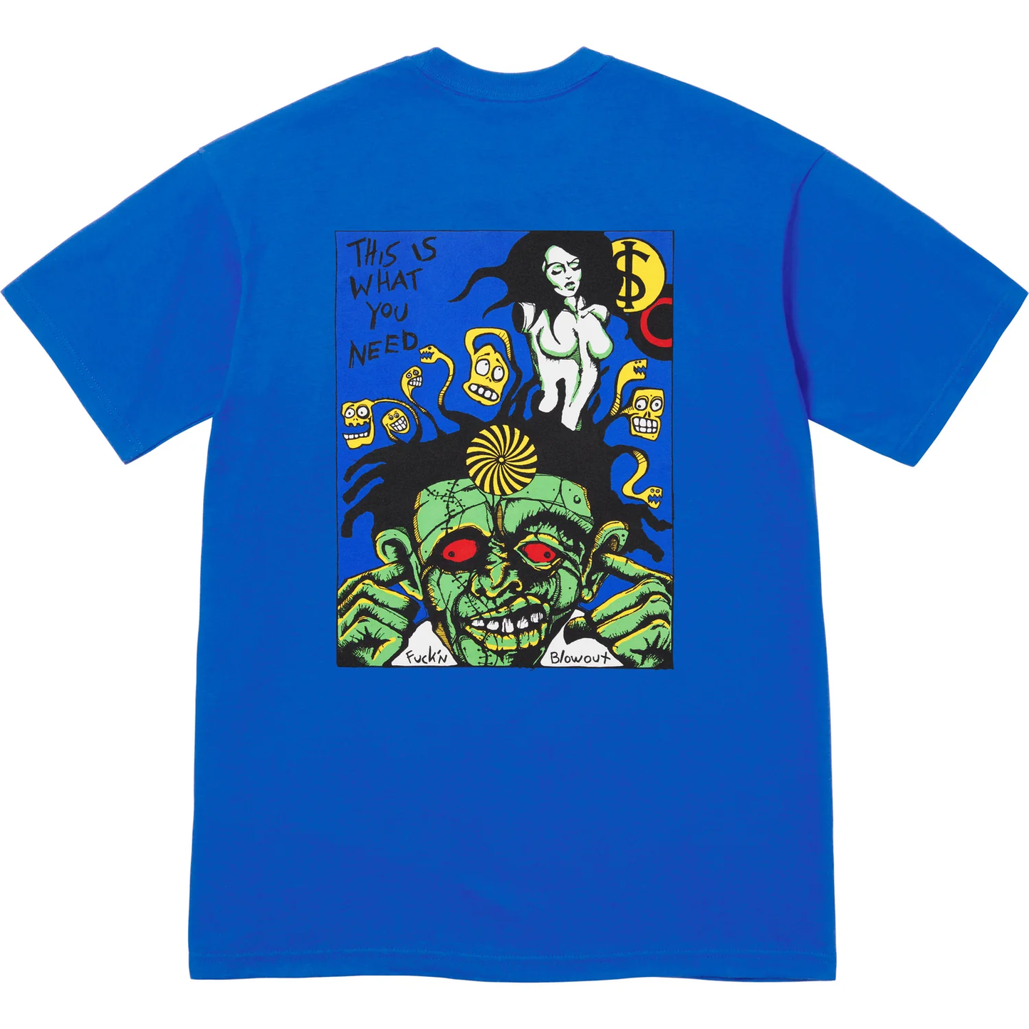 Supreme Fuckin Blowout Royal Tee