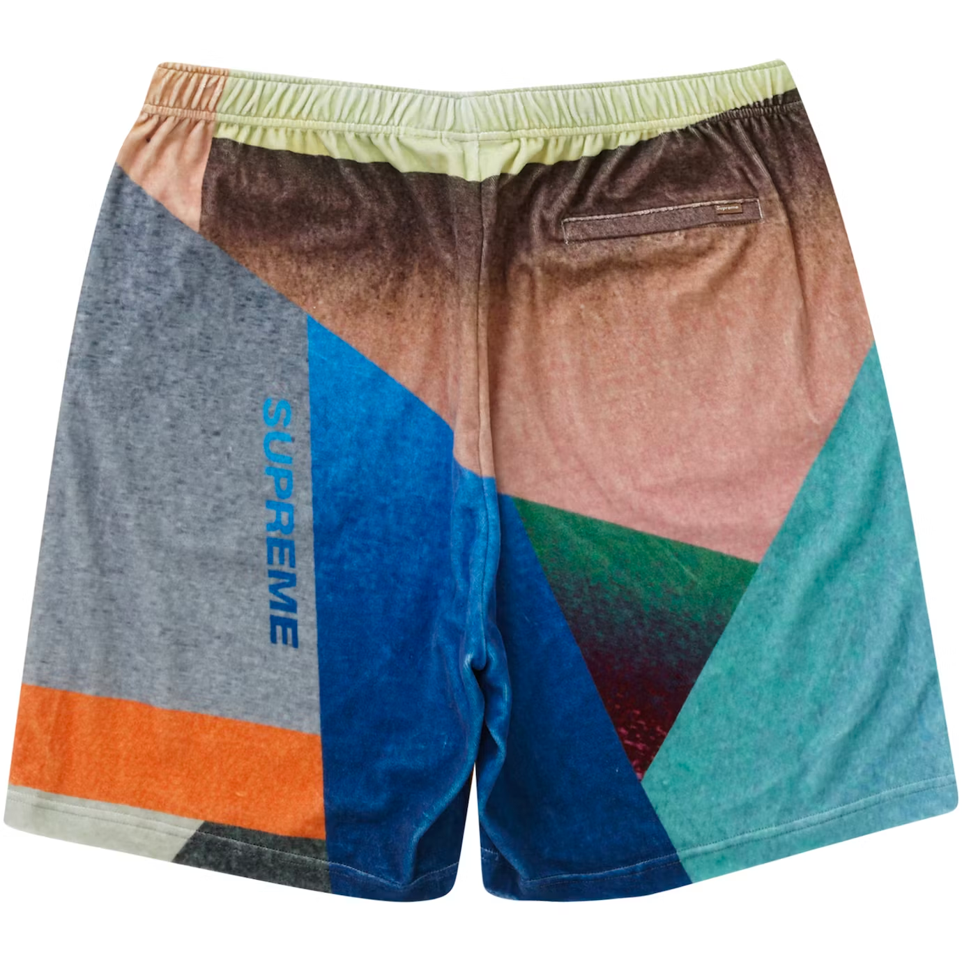 Supreme Geo Multicolor Velour Shorts
