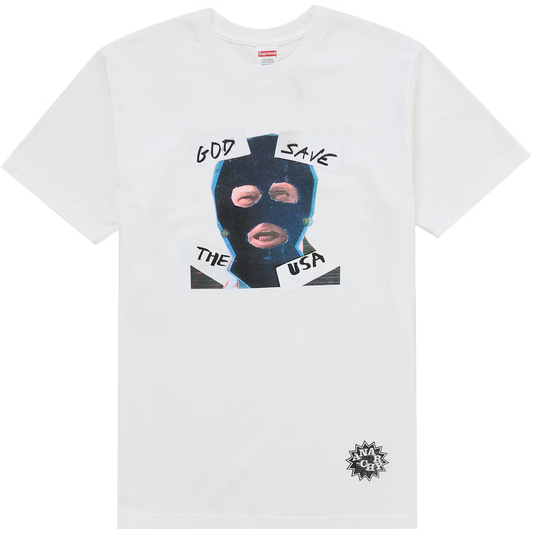 Supreme God Save Us White Tee