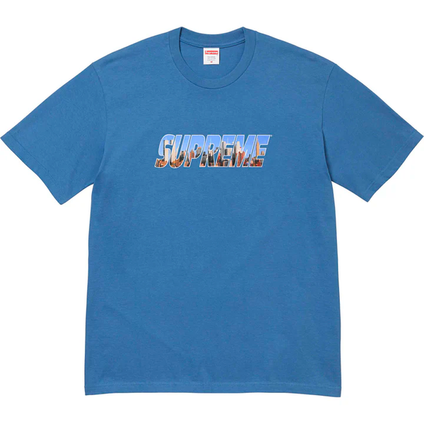 Supreme Gotham Faded Blue Tee