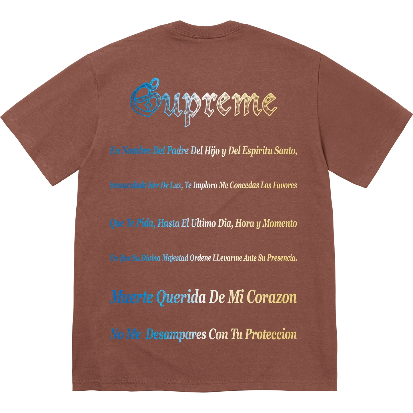 Supreme Grim Reaper Brown Tee