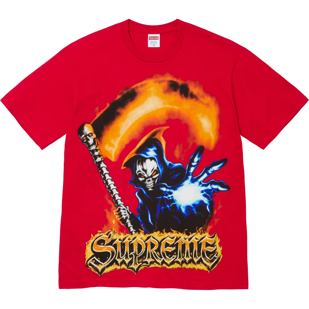 Supreme Grim Reaper Red Tee