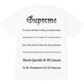 Supreme Grim Reaper White Tee
