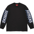 Supreme Intarsia Sleeve L/S Black Tee