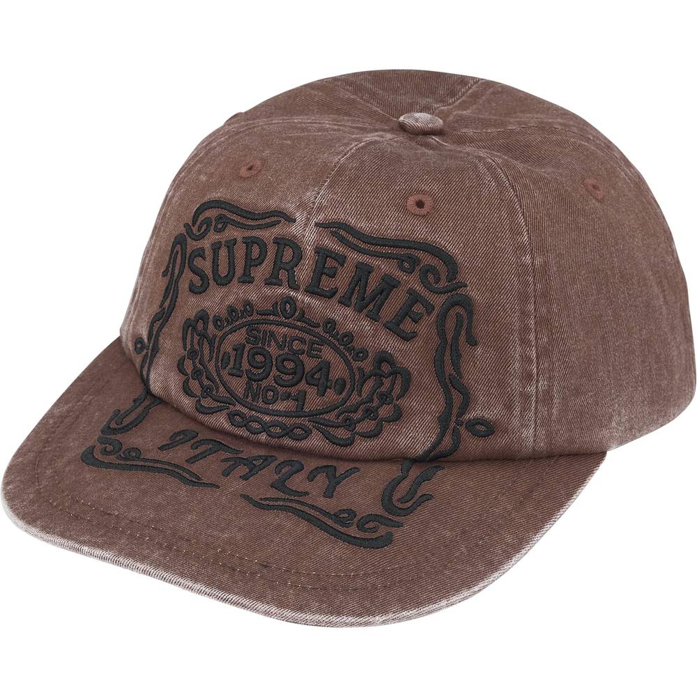 Supreme Italy Brown 6-Panel Hat