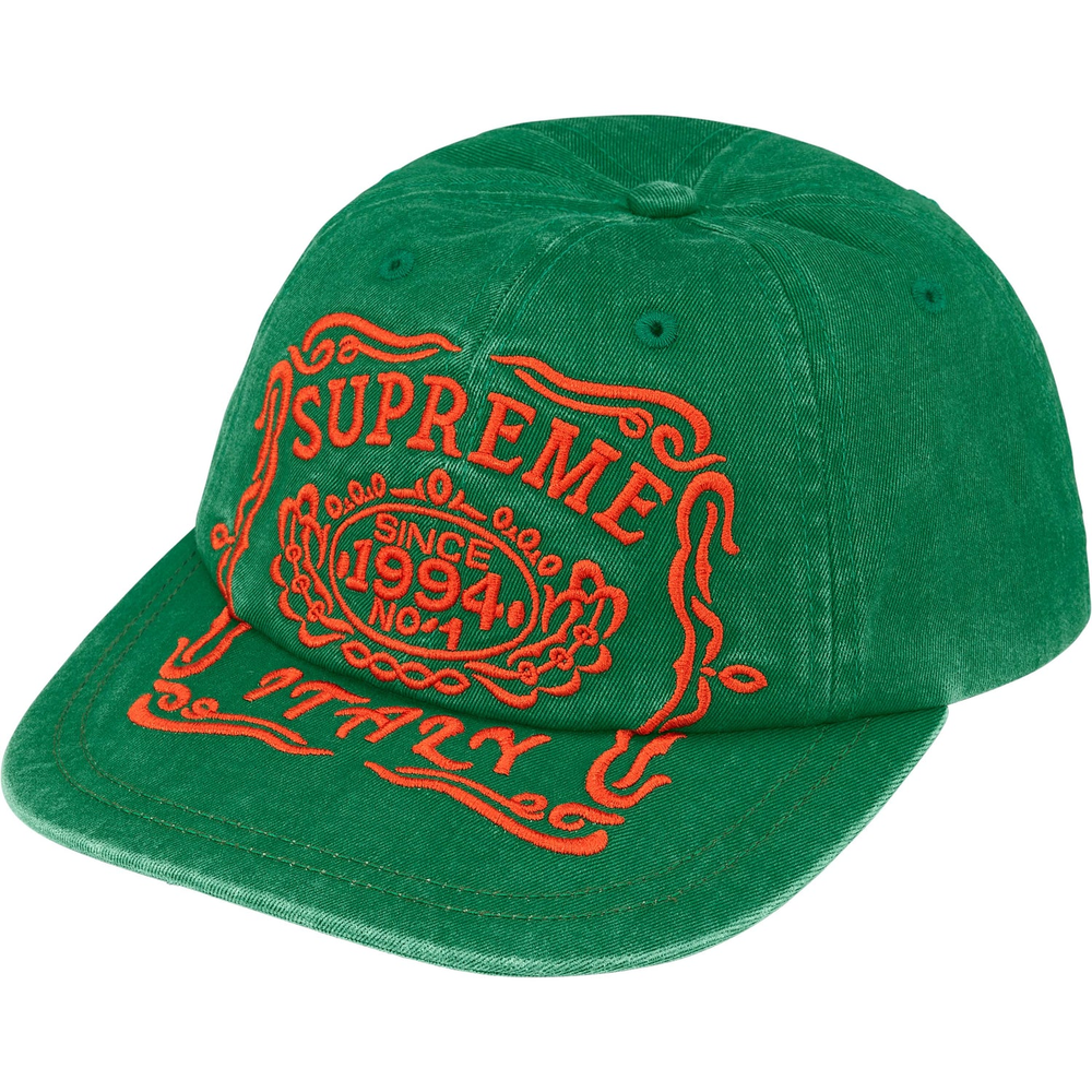 Supreme Italy Green 6-Panel Hat
