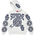 Supreme Knowledge White Zip Up Hoodie