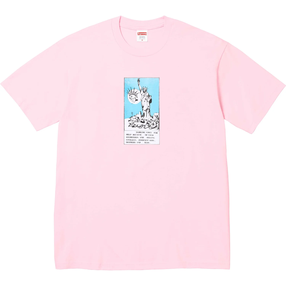 Supreme Liberty Light Pink Tee