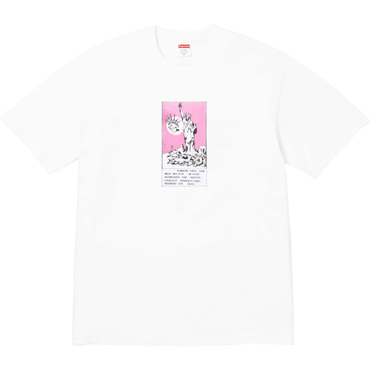 Supreme Liberty White Tee