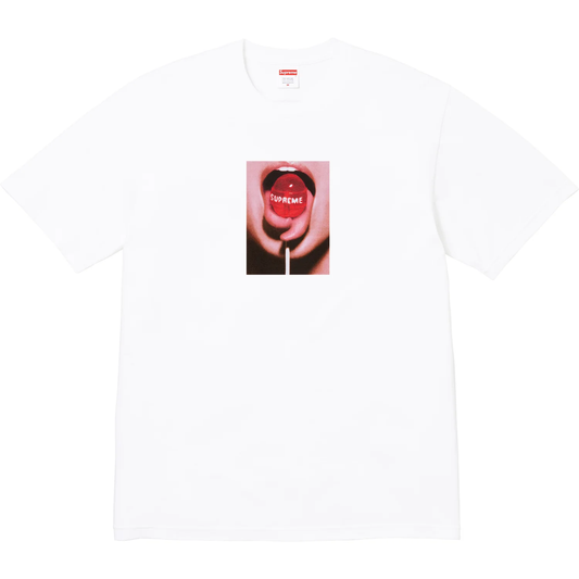 Supreme Lollipop White Tee