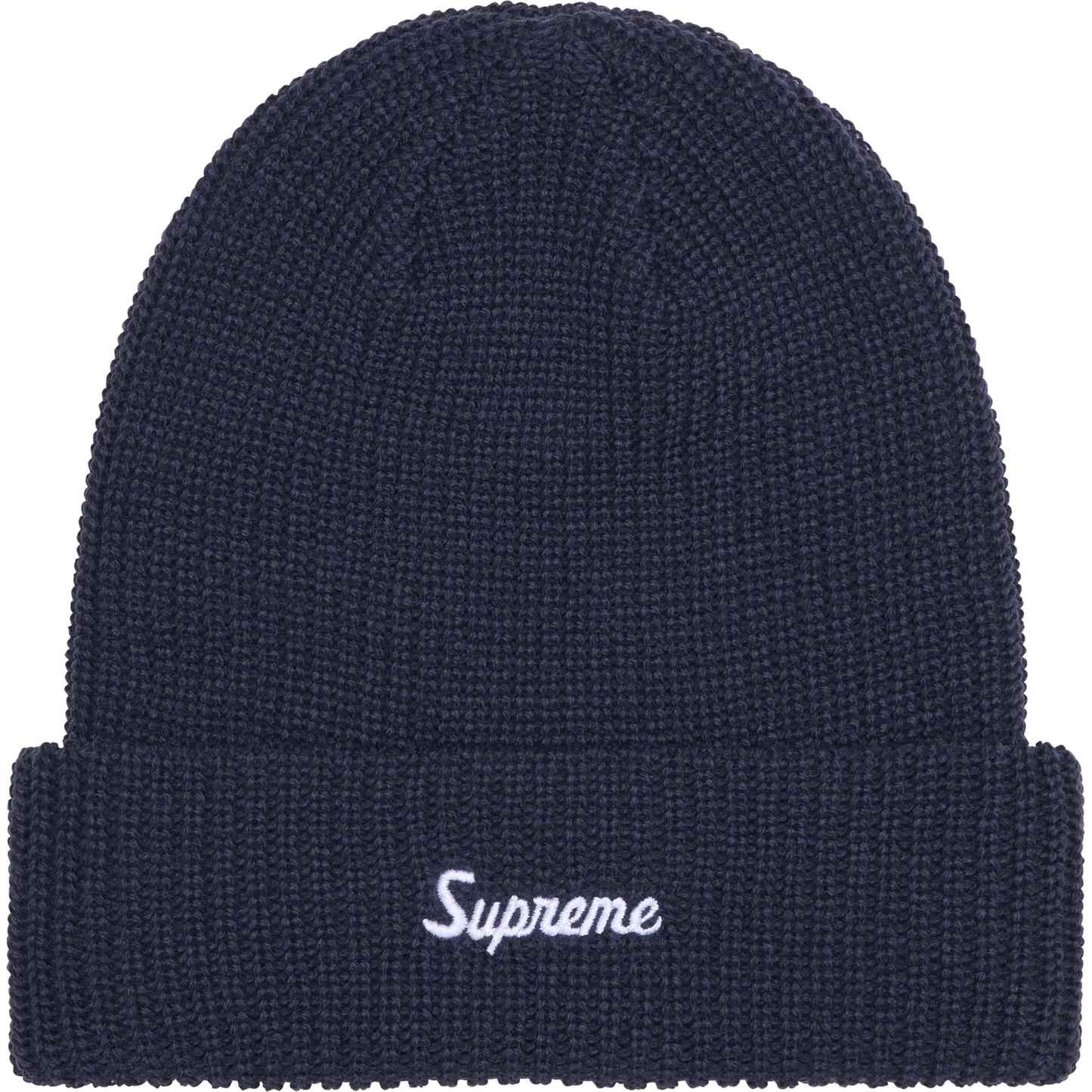 Supreme Loose Gauge Navy Beanie