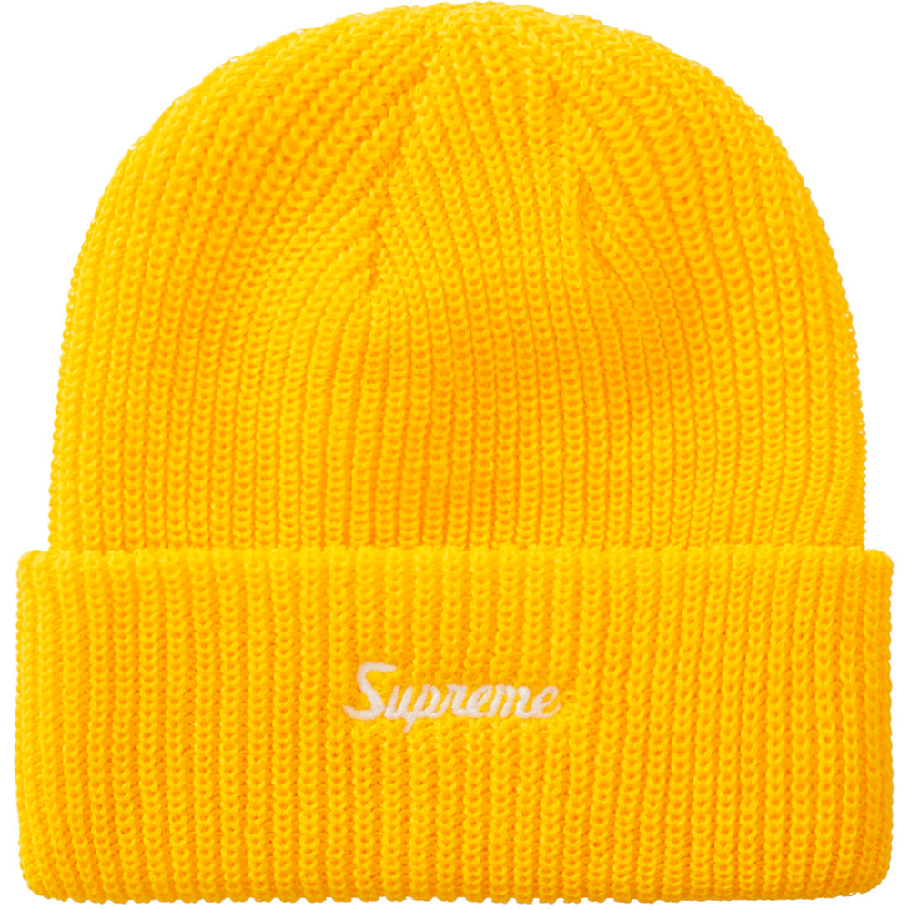 Supreme Loose Gauge Yellow Beanie