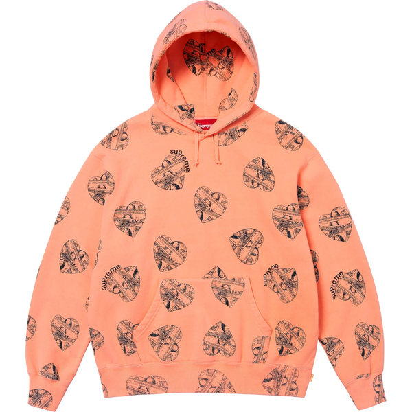 Supreme Love Cash Peach Hoodie