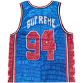 Supreme Marker Blue/Red Basketball Jersey