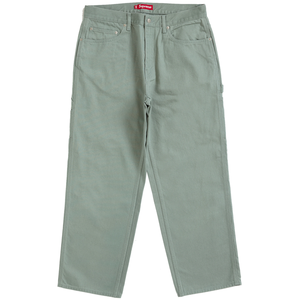 Supreme Mint Denim Painters Pants