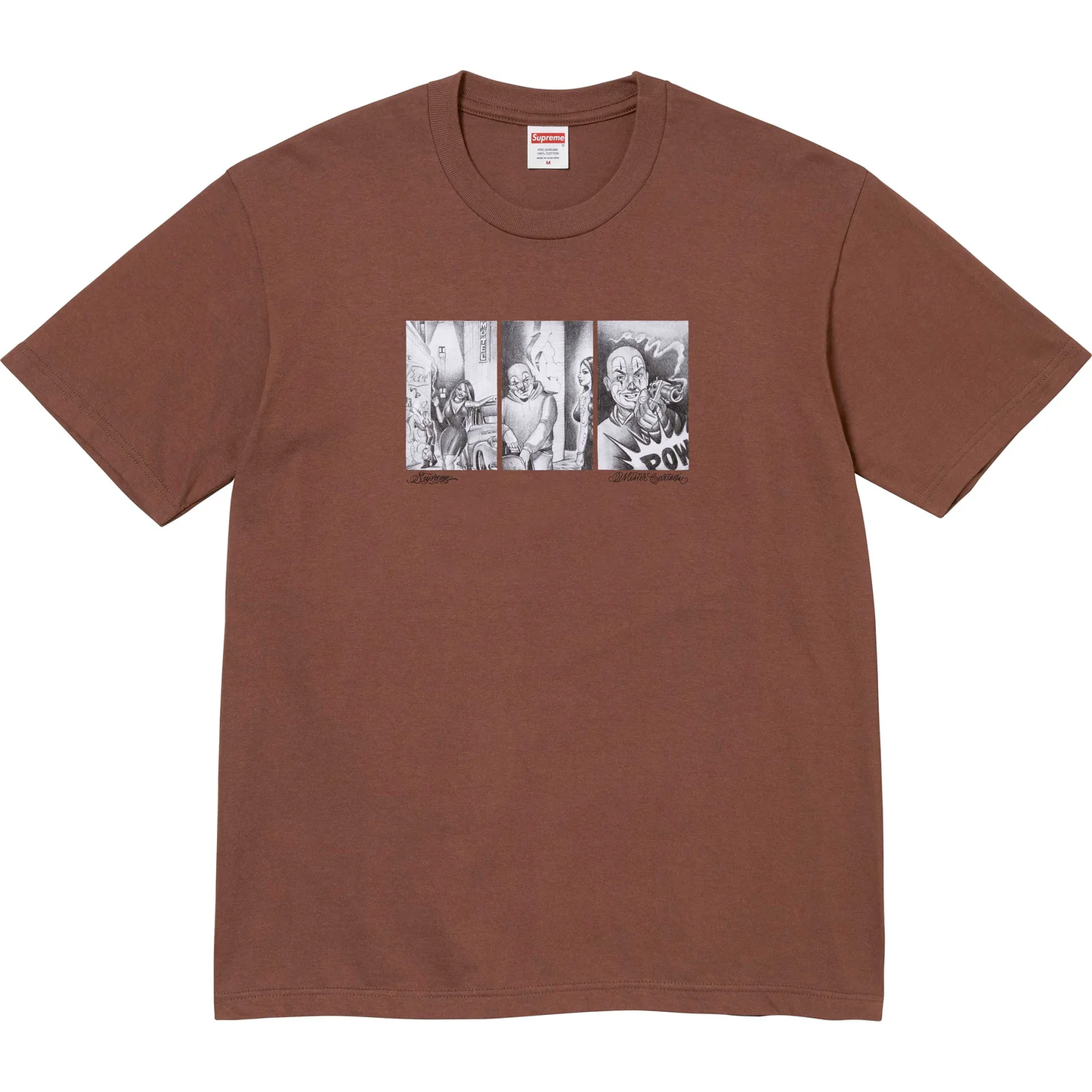 Supreme Mister Cartoon Brown Tee