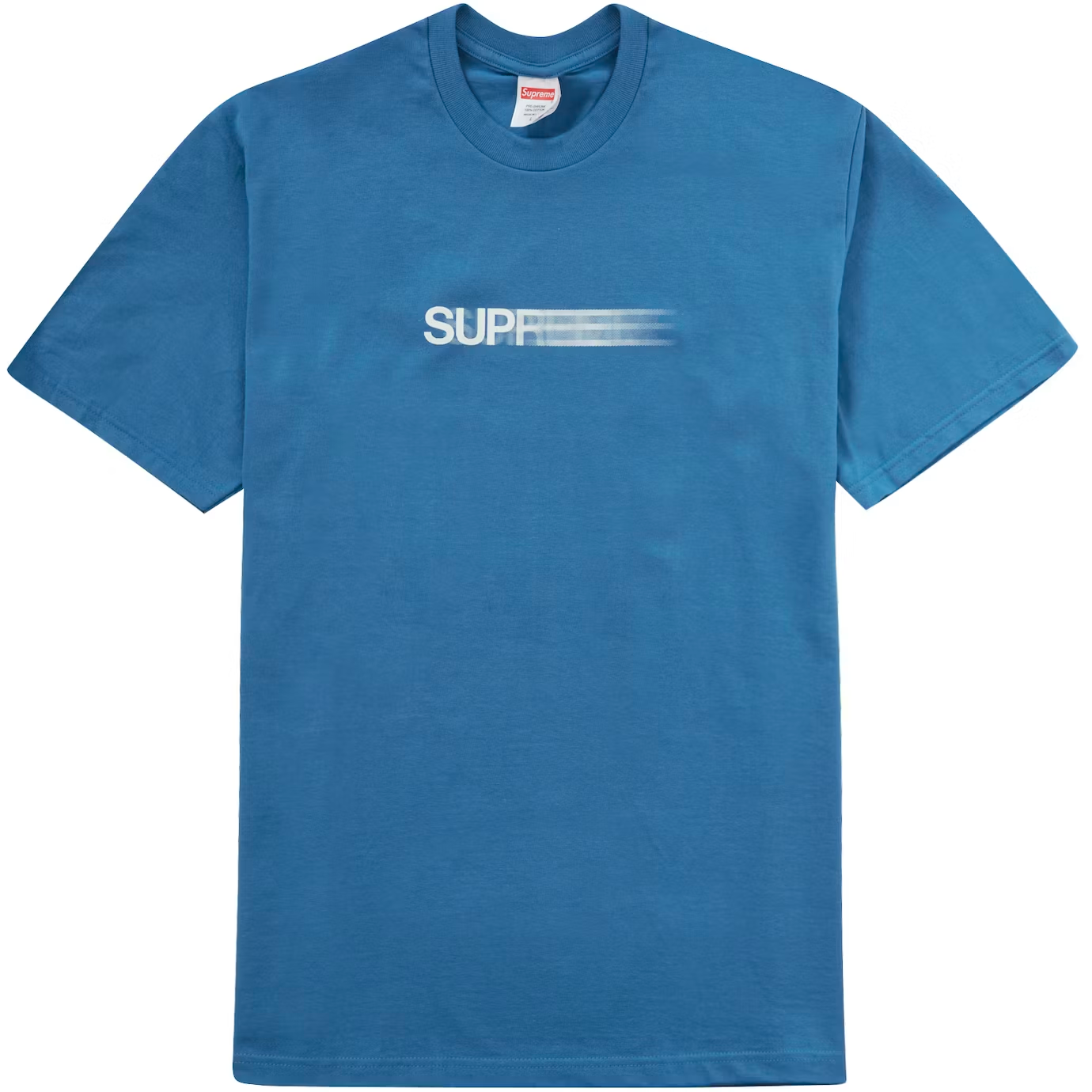 Supreme Motion Logo Faded Blue Tee