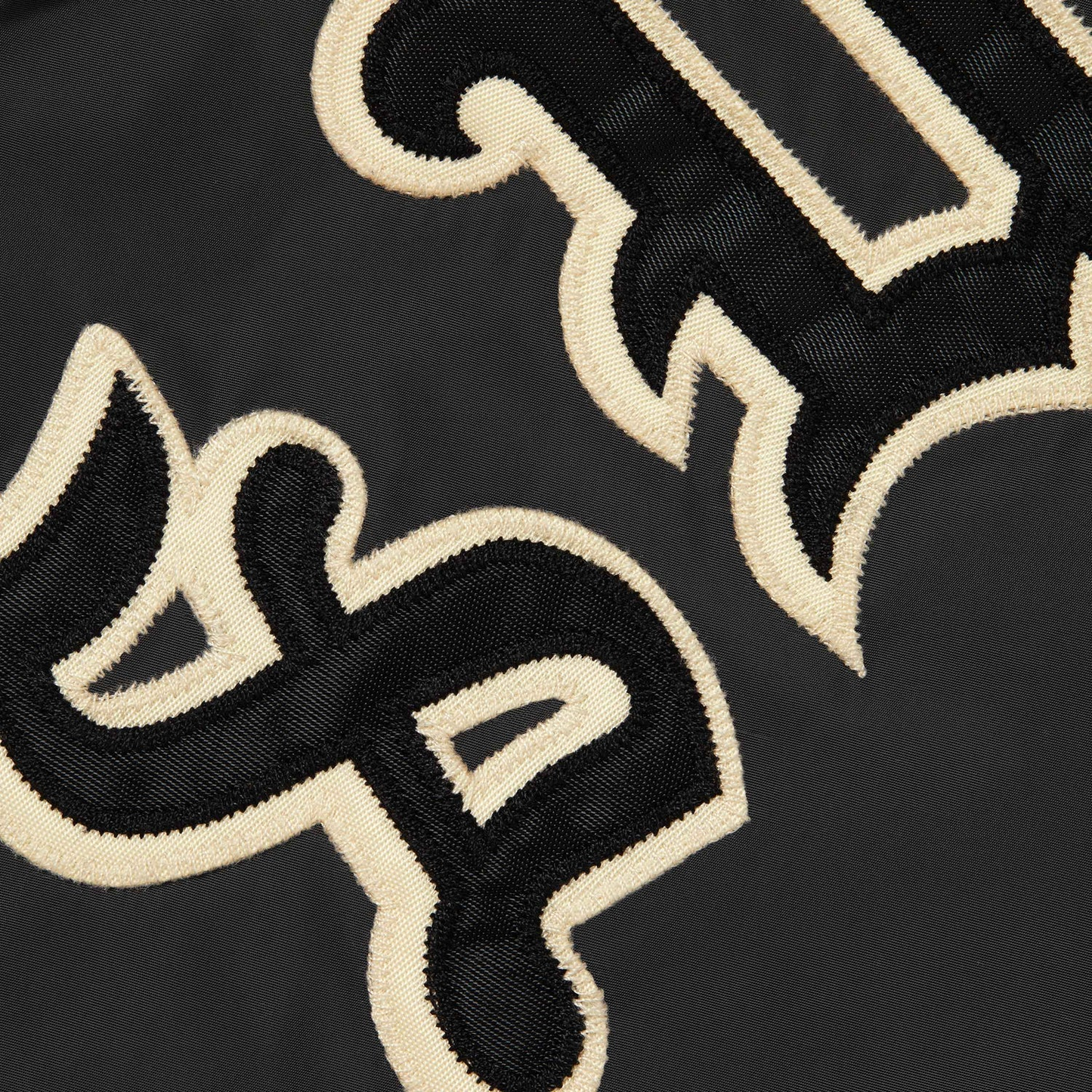 Supreme Old English Arc Black Coaches Jacket