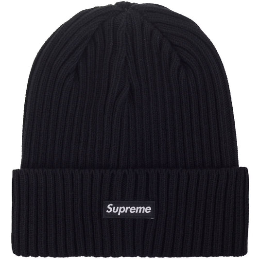 Supreme Overdyed Black Beanie