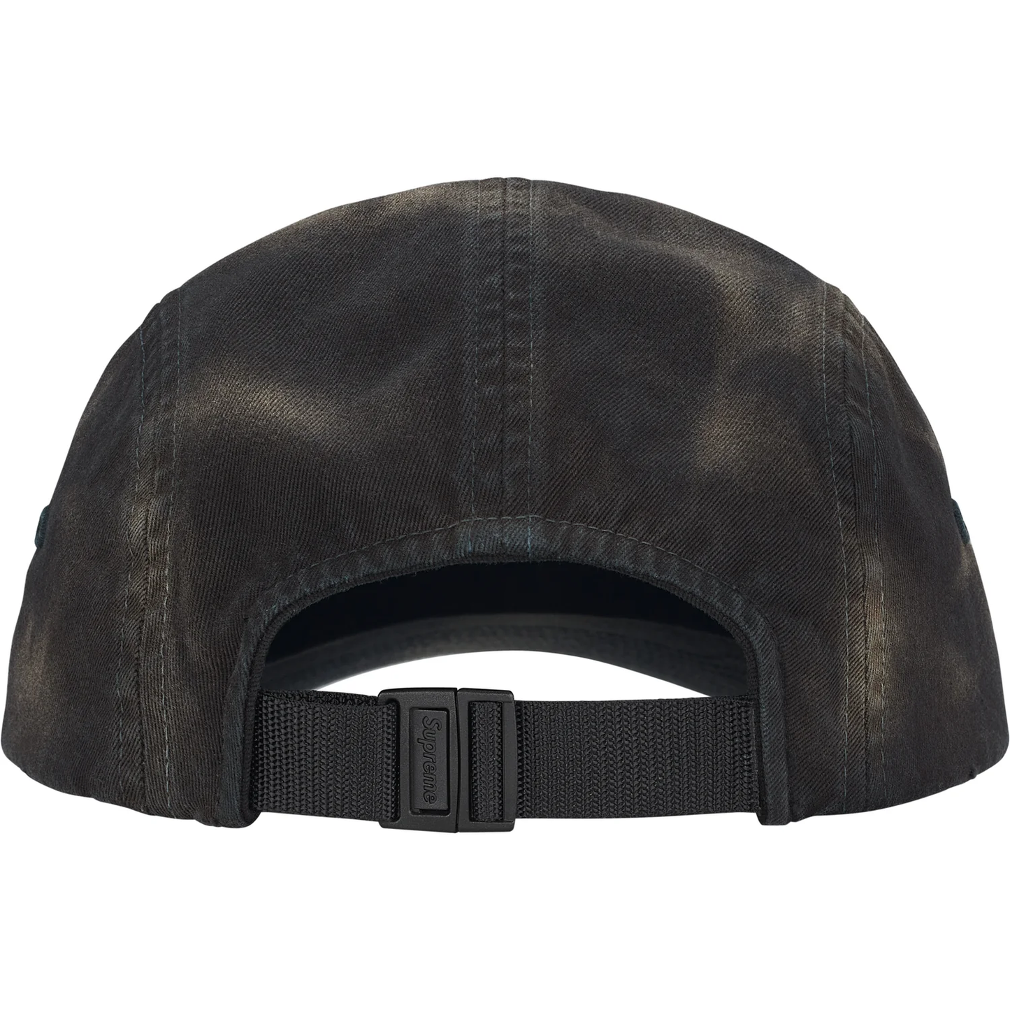Supreme Overdyed Black Camp Cap