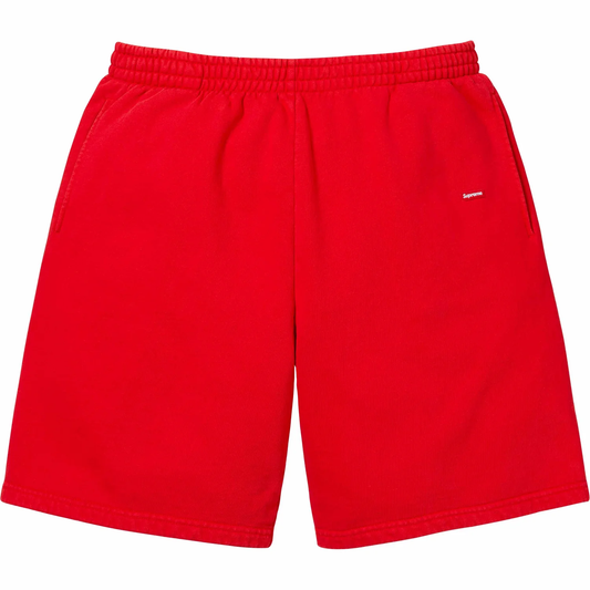 Supreme Overdyed Small Box Red Sweat Shorts