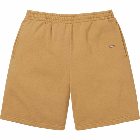 Supreme Overdyed Small Box Sand Sweat Shorts