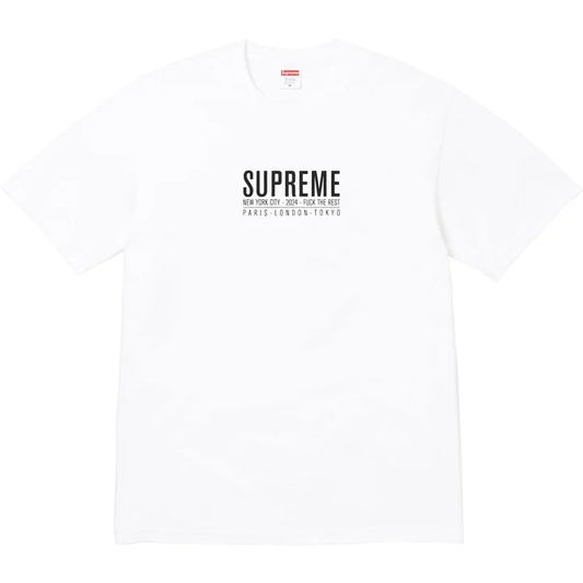 Supreme Paris White Tee