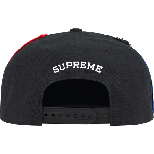 Supreme Patches Black 6-Panel Hat