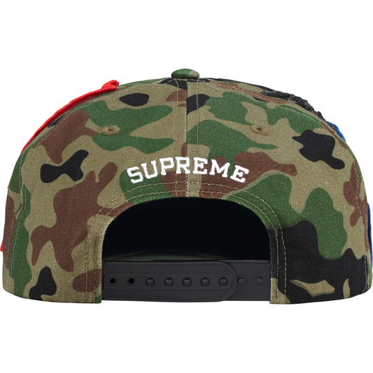 Supreme Patches Camo 6-Panel Hat