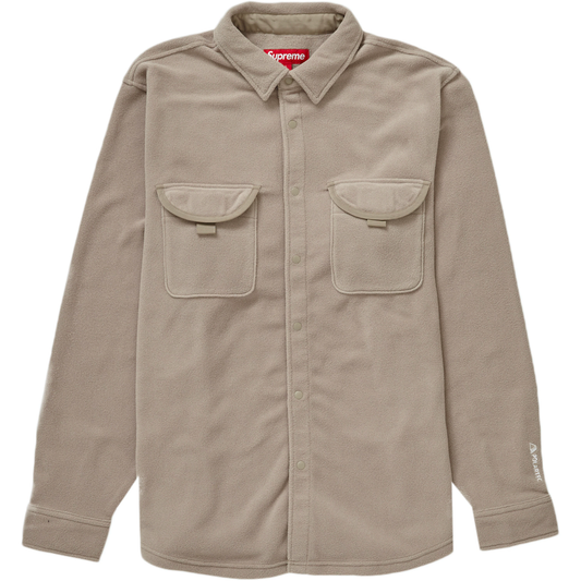 Supreme Polartec Tan Button Up Shirt