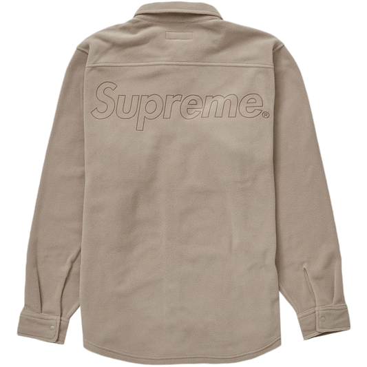 Supreme Polartec Tan Button Up Shirt