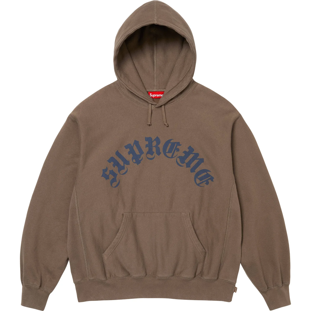 Supreme Printed Arc Dusty Brown Hoodie