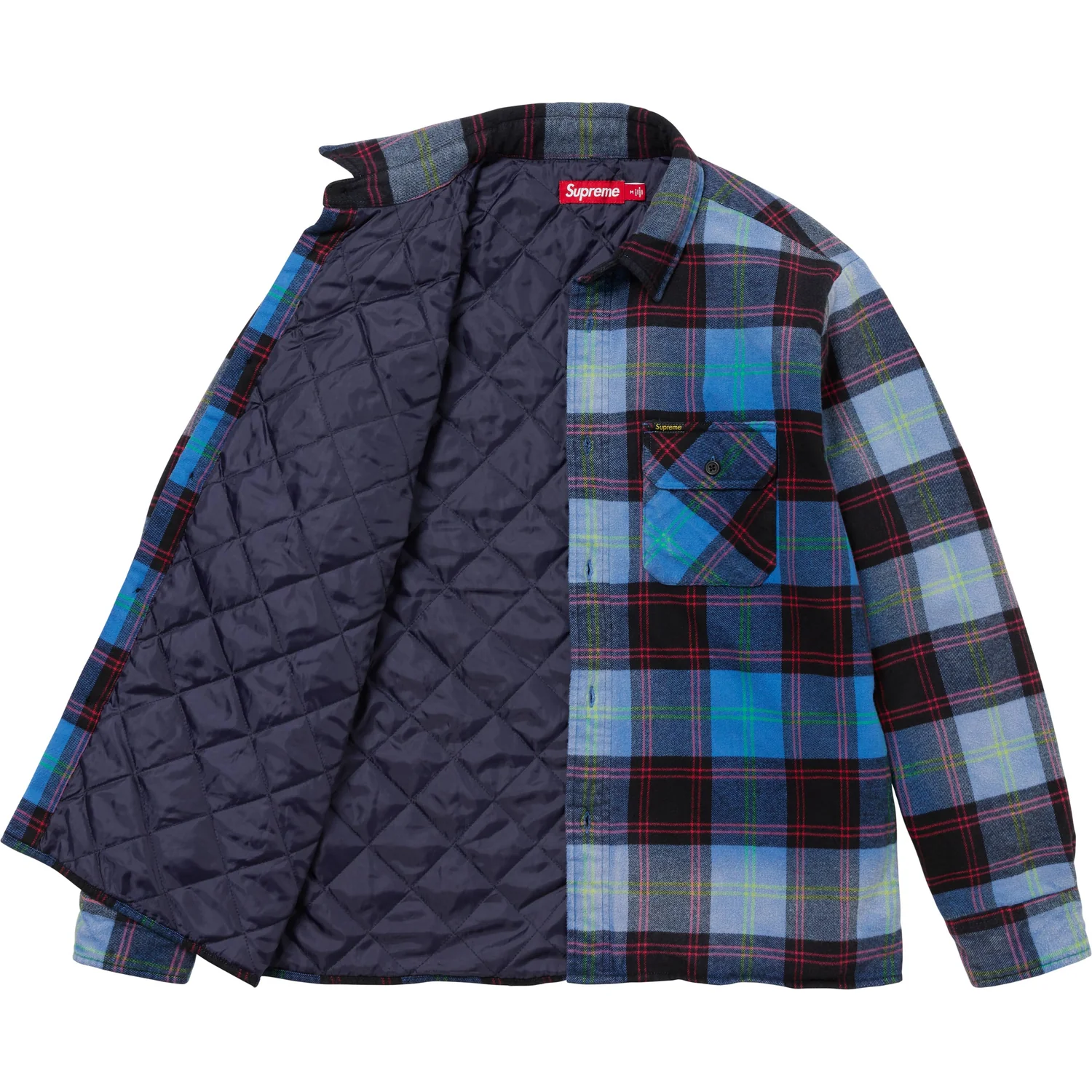 大阪サイト Supreme quilted Flannel Shirt フランネルシャツXL 【公式