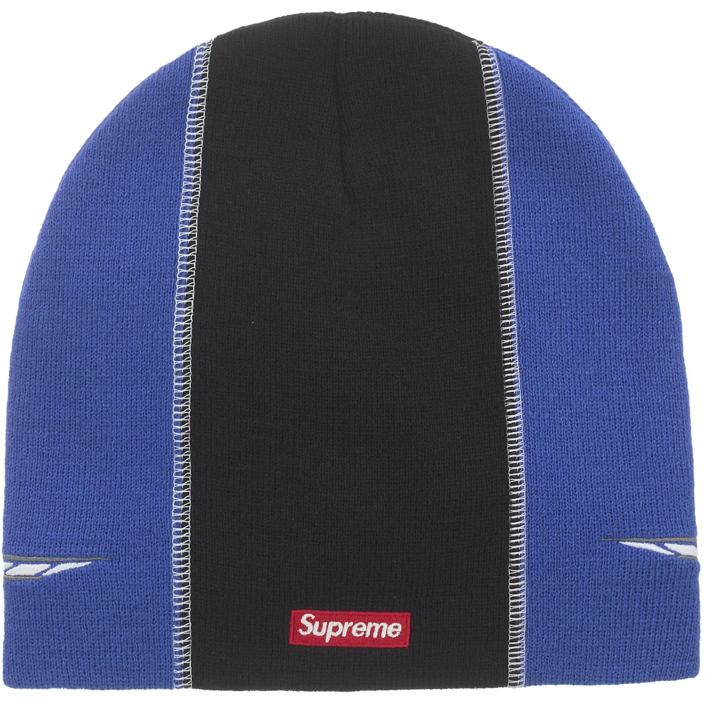 Supreme Racing Panel Blue/Black Beanie