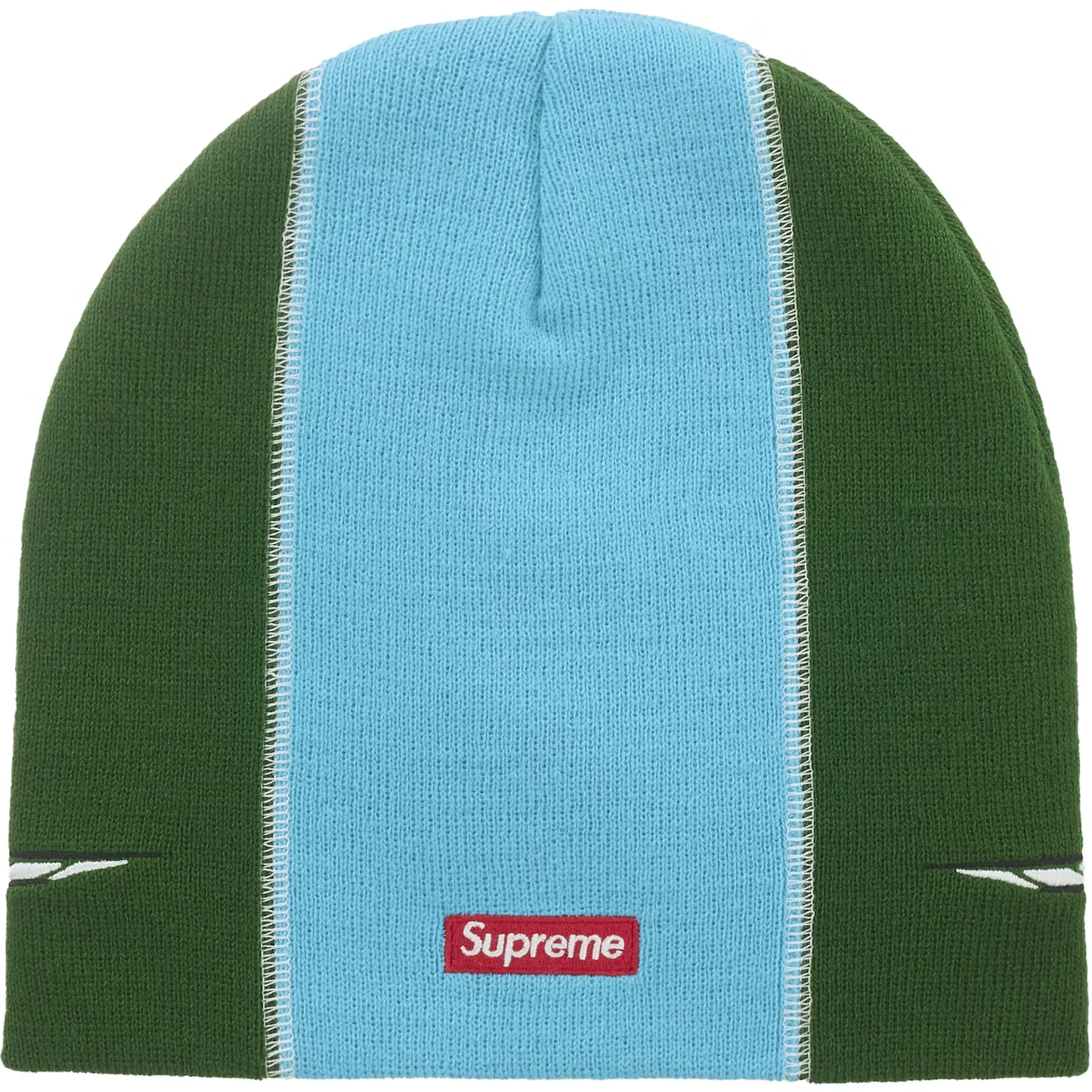 Supreme Racing Panel Blue/Green Beanie