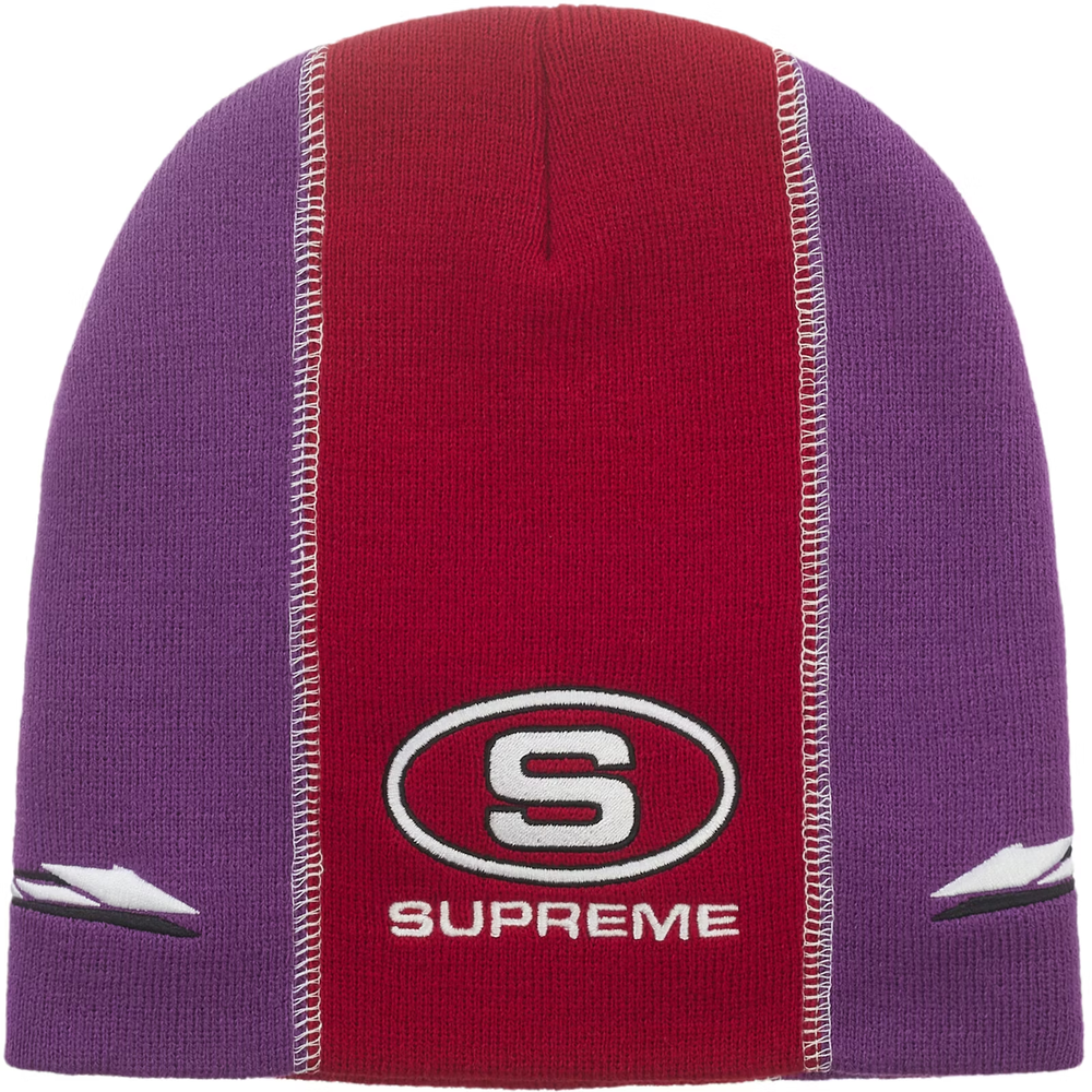 Supreme Racing Panel Red/Purple Beanie
