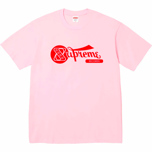 Supreme Records Light Pink Tee