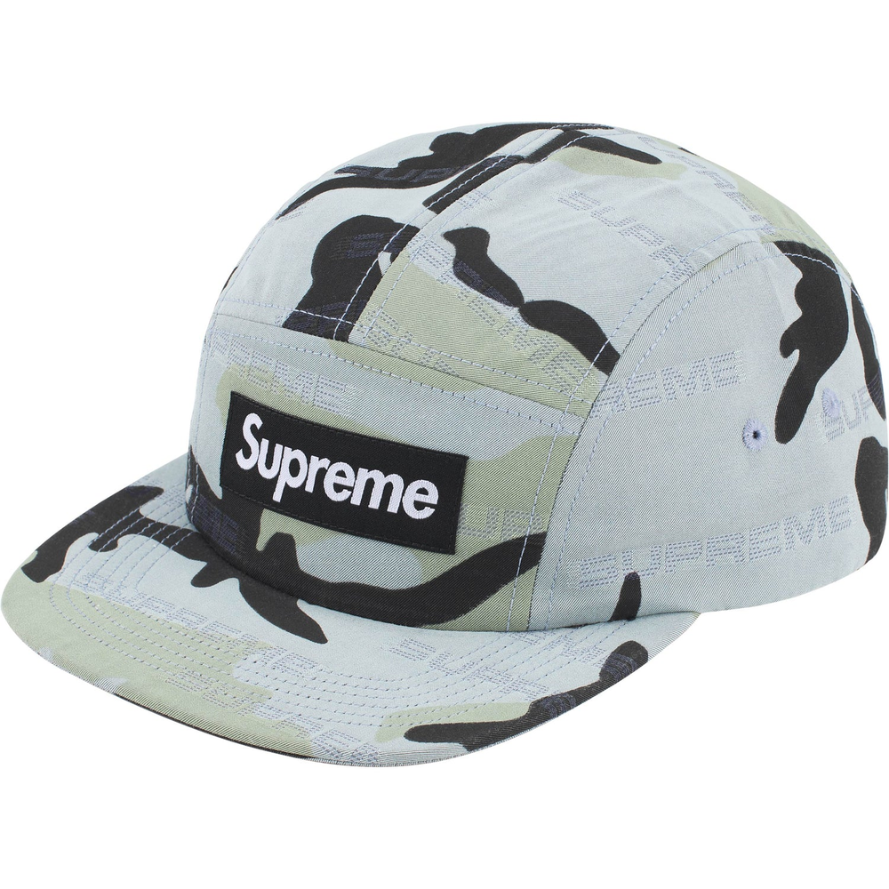 Supreme Reflective Jacquard Arctic Woodland Camo Camp Cap