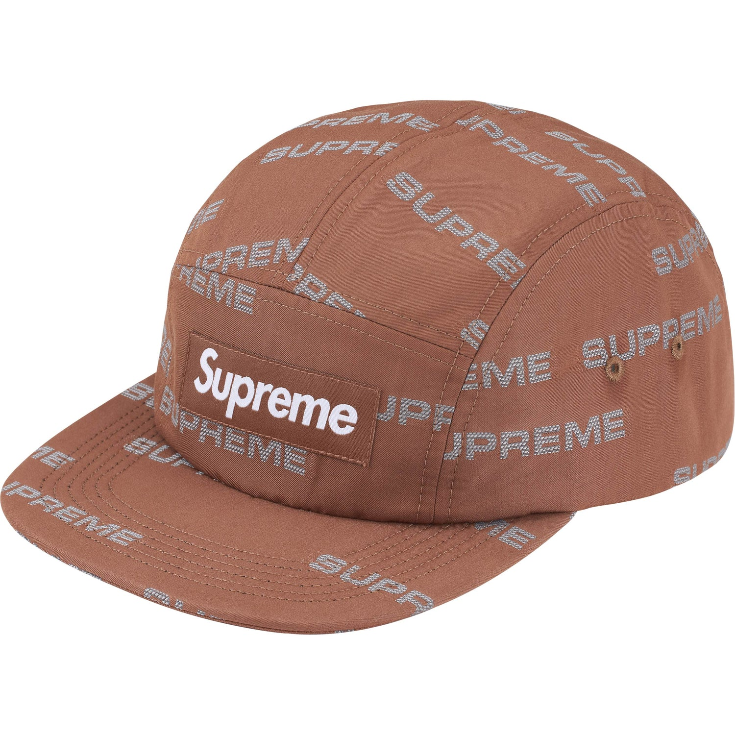 Supreme Reflective Brown Camo Camp Cap - WyCo Vintage, Kansas 