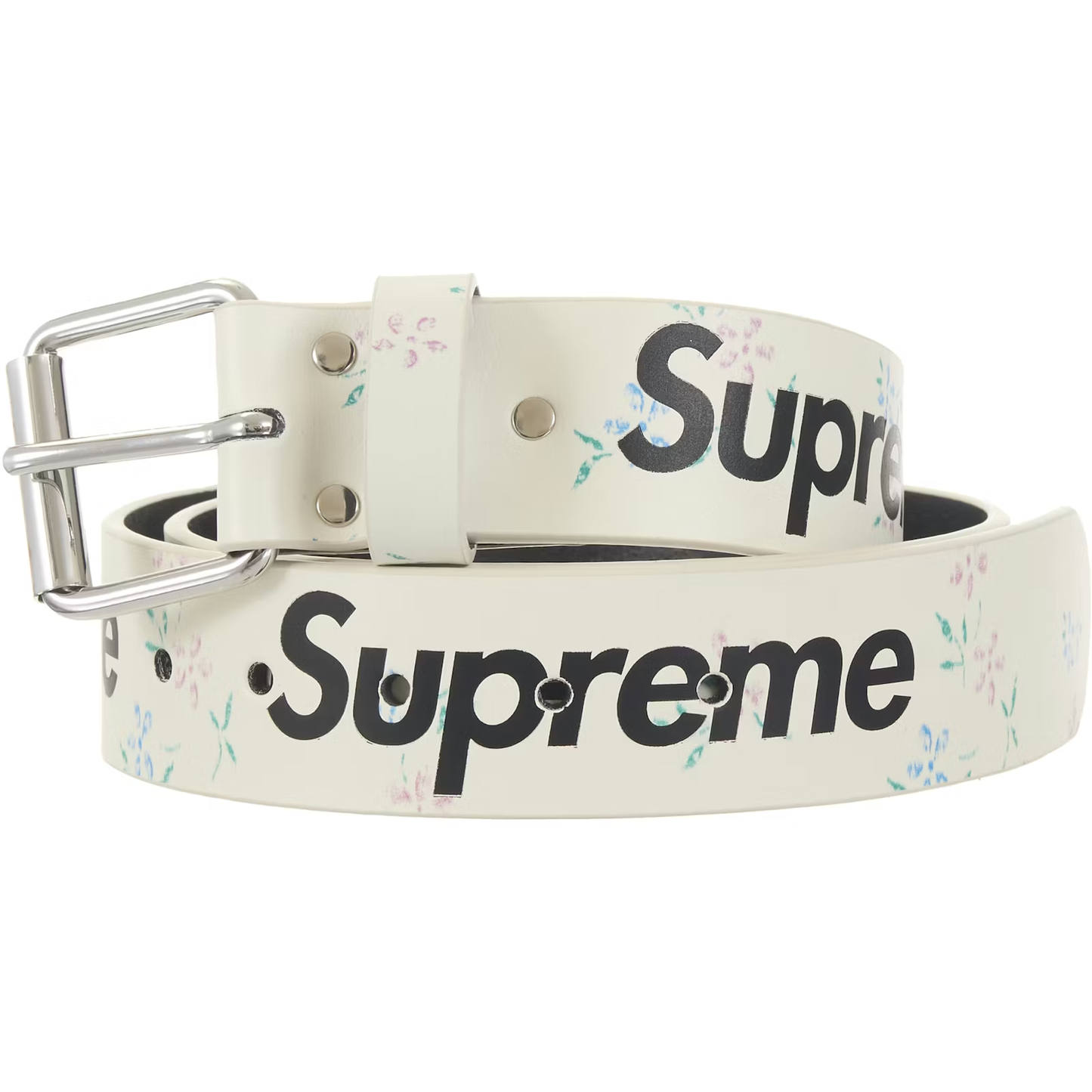 Supreme Repeat Floral Leather Belt