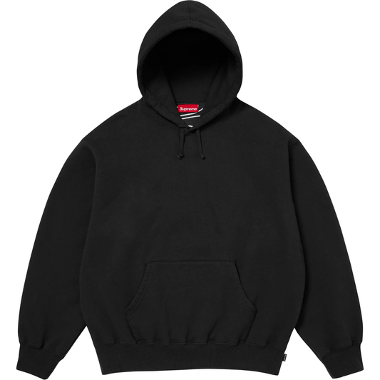 Supreme Satin Applique Black Hoodie