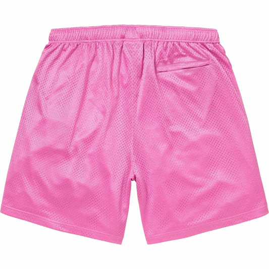 Supreme Small Box Pink Baggy Mesh Shorts