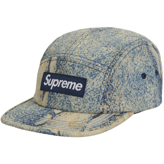 Supreme Snake Denim Camp Cap