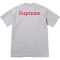 Supreme Snow White Heather Grey Tee