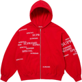 Supreme Special Red Zip Up Hoodie