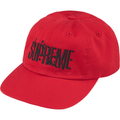 Supreme Splatter Red 6-Panel Hat