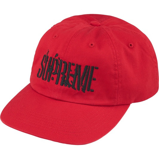Supreme Splatter Red 6-Panel Hat