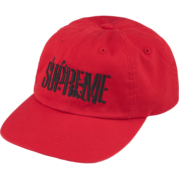 Buy Supreme Splatter Red 6-Panel Hat - Headwear by WyCo Vintage